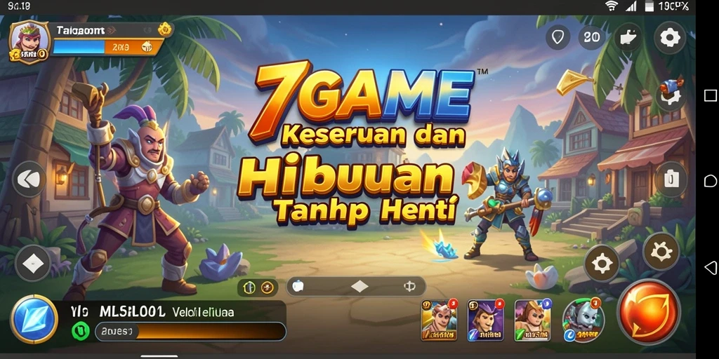 Tampilan gameplay menarik dari 7GAME yang penuh tantangan.