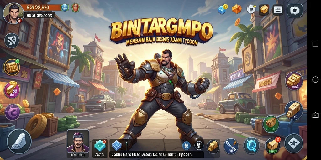 Screenshot gameplay BINTANGMPO menampilkan pengalaman manajerial Tycoon yang seru.