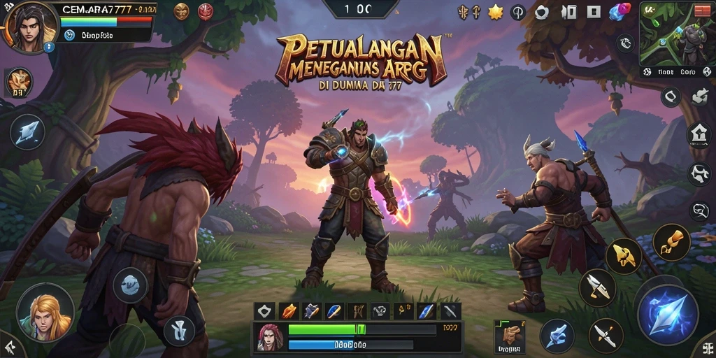 Tangkapan layar dalam aksi seru CEMARA777 ARPG.