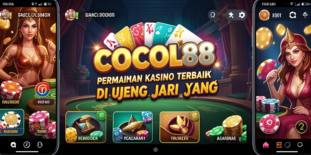 Screenshot gameplay COCOL88 menampilkan grafik kasino yang menarik.