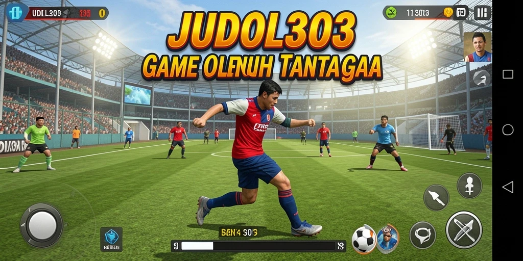 Screenshot gameplay JUDOL303 dengan aksi olahraga yang seru.