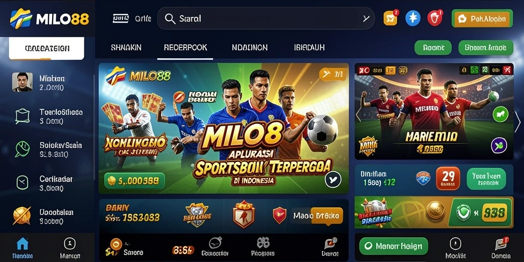 Tampilan gameplay Sportsbook yang menarik dan interaktif.