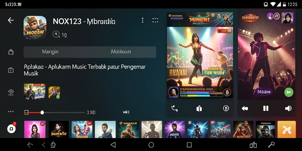 Tampilan gameplay NOX123 yang menarik dan interaktif.
