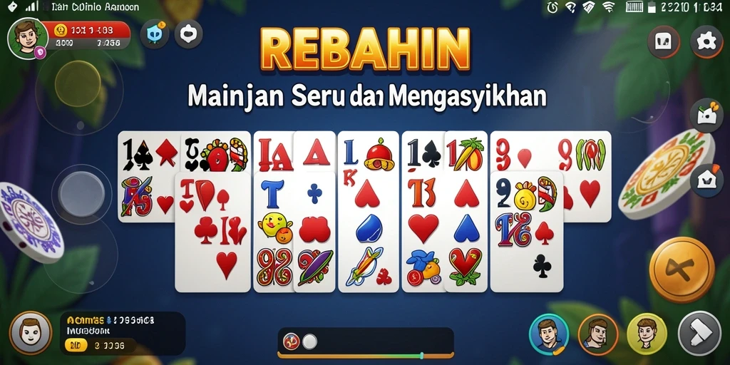 Tampilan gameplay seru dan penuh tantangan di REBAHIN.