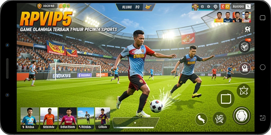 Screenshot gameplay RPVIP5 yang menarik dengan aksi olahraga seru.