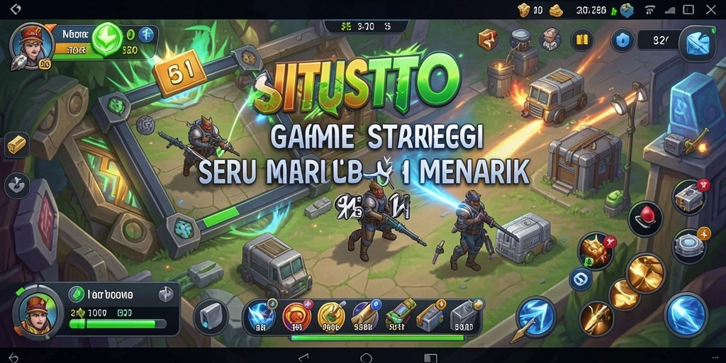 Tangkapan layar menampilkan gameplay penuh aksi dan strategi dalam SITUSTOTO.