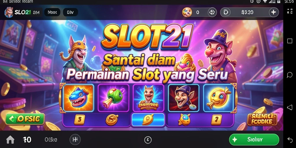 Menampilkan gameplay seru dan beragam fitur menarik dari SLOT21.