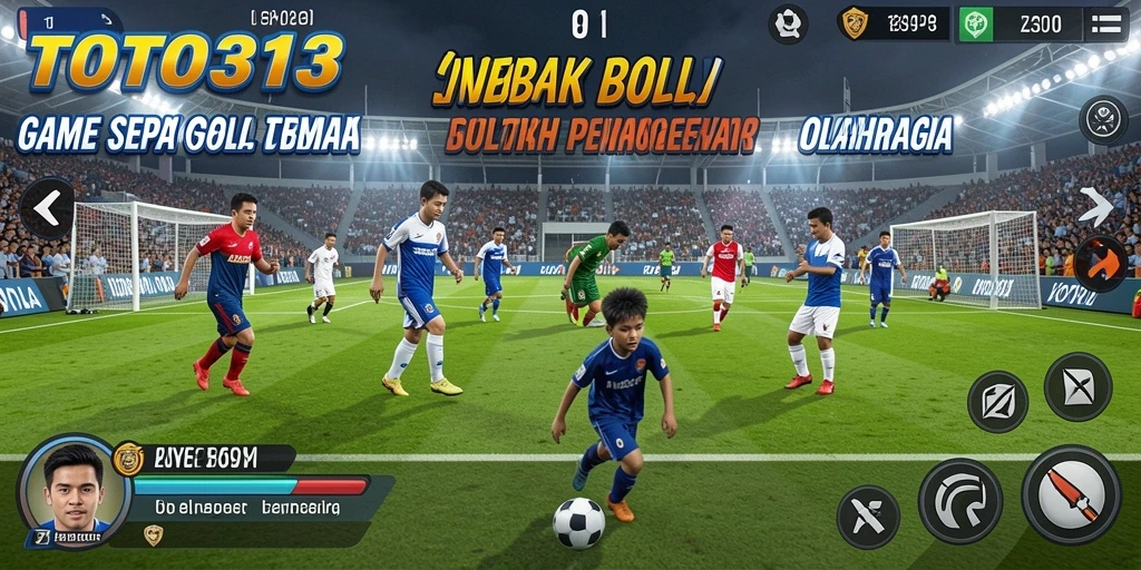 Gameplay TOTO313 yang seru dalam aksi sepak bola.