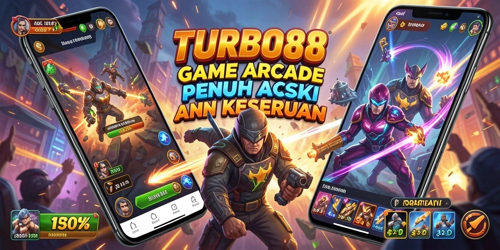 Tampilan utama gameplay TURBO88 yang memukau dan penuh aksi.